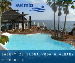 Baseny Ze slona woda w Albany (Wisconsin)