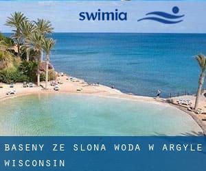 Baseny Ze slona woda w Argyle (Wisconsin)