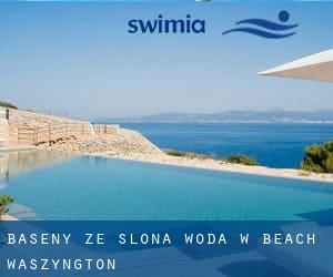 Baseny Ze slona woda w Beach (Waszyngton)