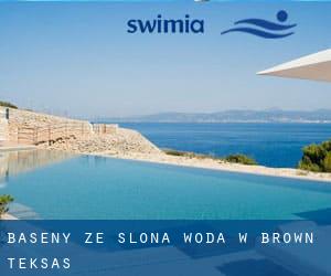 Baseny Ze slona woda w Brown (Teksas)