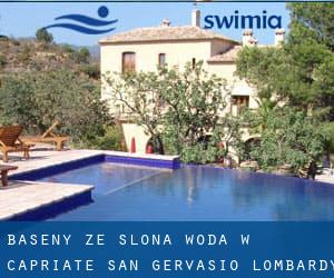 Baseny Ze slona woda w Capriate San Gervasio (Lombardy)