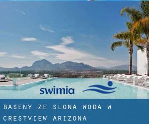 Baseny Ze slona woda w Crestview (Arizona)