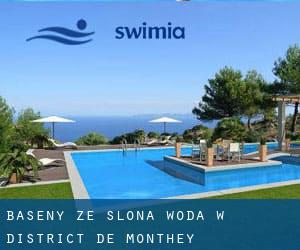 Baseny Ze slona woda w District de Monthey