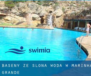 Baseny Ze slona woda w Marinha Grande