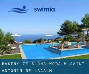 Baseny Ze slona woda w Saint-Antonin-de-Lacalm