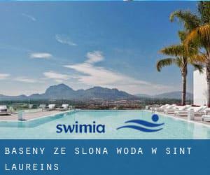 Baseny Ze slona woda w Sint-Laureins