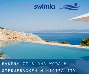 Baseny Ze slona woda w Smedjebacken Municipality