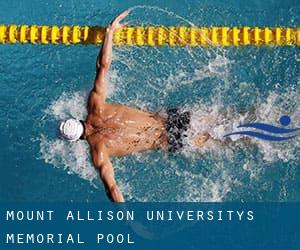 Mount Allison University's Memorial Pool